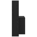 Casa si Gradina - Mobilier - Mese si birouri - Birouri - Birou cu raft Stejar negru 138.5 x 55 x 143 cm Lemn compozit - Infinity.ro