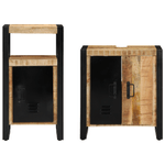 Casa si Gradina - Mobilier - Seturi de mobilier - Seturi baie - Set de mobilier pentru baie 2 pcs Maro Lemn de mango brut - Infinity.ro