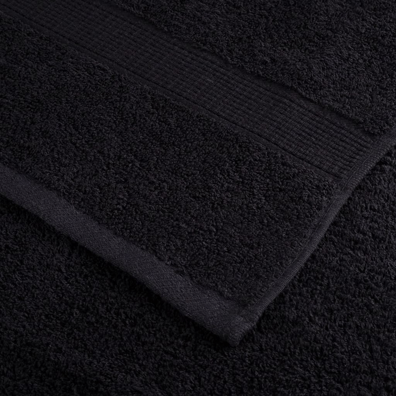 Casa si Gradina - Textile si covoare - Textile baie - Prosoape - Prosoape de baie 10 pcs Negru 15 x 21 cm Bumbac - Infinity.ro