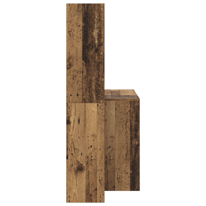 Casa si Gradina - Mobilier - Mese si birouri - Birouri - Birou cu raft Lemn vechi 138.5 x 55 x 143 cm Lemn compozit - Infinity.ro
