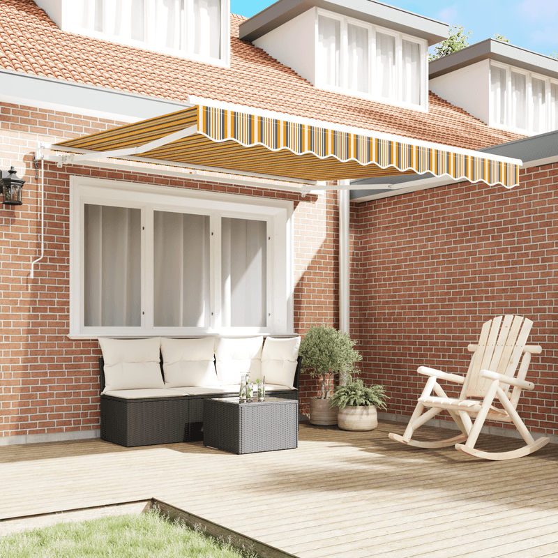 Casa si Gradina - Gradina si terasa - Umbrele si pavilioane - Pavilioane - Cortina Retractabila Multicolor 300 x 250 cm Tesatura - Infinity.ro