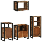 Casa si Gradina - Mobilier - Seturi de mobilier - Seturi baie - Set de mobilier pentru baie cu raft 4 pcs Lemn recuperat solid - Infinity.ro