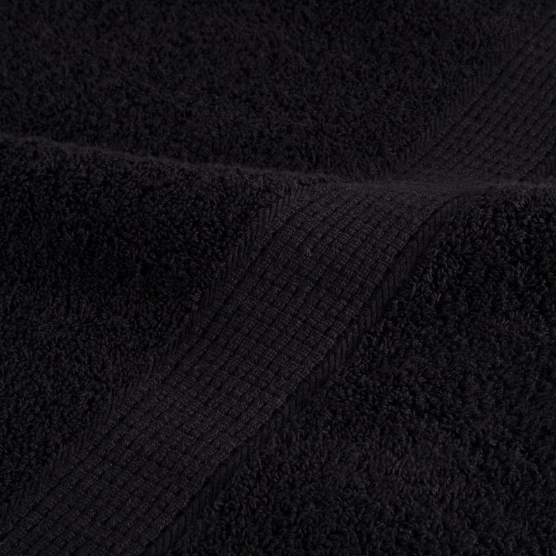 Casa si Gradina - Textile si covoare - Textile baie - Prosoape - Prosoape de baie 4 pcs Negru 15 x 21 cm Bumbac - Infinity.ro