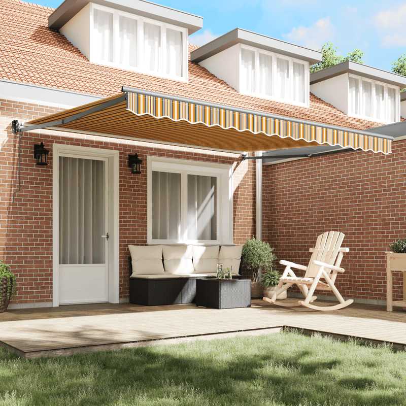 Casa si Gradina - Gradina si terasa - Umbrele si pavilioane - Pavilioane - Cortina Retractabila Multicolor 400x300 cm Tesatura - Infinity.ro