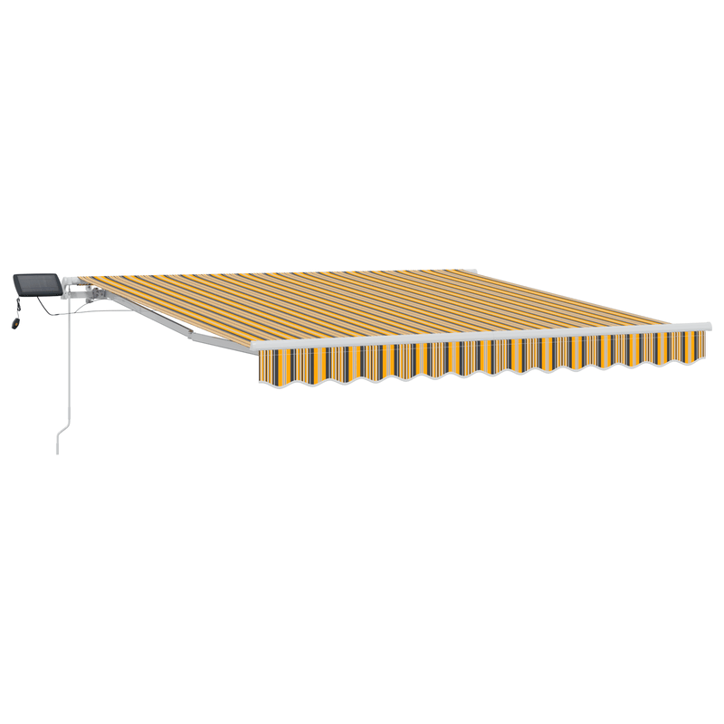 Casa si Gradina - Gradina si terasa - Umbrele si pavilioane - Pavilioane - Cortina Retractabila with Multicolor 300 x 250 cm Tesatura - Infinity.ro