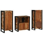 Casa si Gradina - Mobilier - Seturi de mobilier - Seturi baie - Set de mobilier pentru baie cu raft 3 pcs Lemn recuperat solid - Infinity.ro