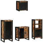 Casa si Gradina - Mobilier - Seturi de mobilier - Seturi baie - Set de mobilier pentru baie cu raft 4 pcs Lemn recuperat solid - Infinity.ro