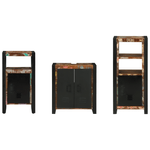 Casa si Gradina - Mobilier - Seturi de mobilier - Seturi baie - Set de mobilier pentru baie cu raft 3 pcs Lemn recuperat solid - Infinity.ro