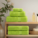 Casa si Gradina - Textile si covoare - Textile baie - Prosoape - Prosoape de baie 2 pcs Verde mar 15 x 21 cm Bumbac - Infinity.ro
