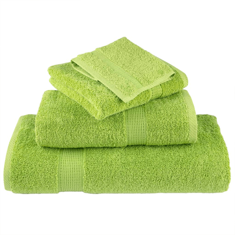 Casa si Gradina - Textile si covoare - Textile baie - Prosoape - Prosoape de baie 2 pcs Verde mar 15 x 21 cm Bumbac - Infinity.ro