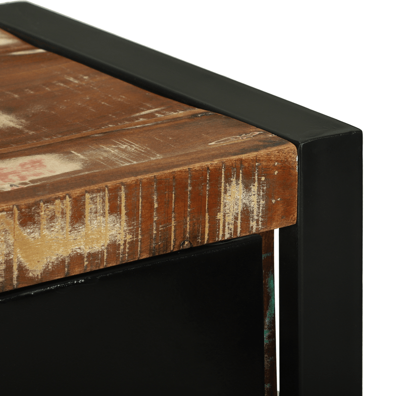 Casa si Gradina - Mobilier - Seturi de mobilier - Seturi baie - Set de mobilier pentru baie cu raft 3 pcs Lemn recuperat solid - Infinity.ro