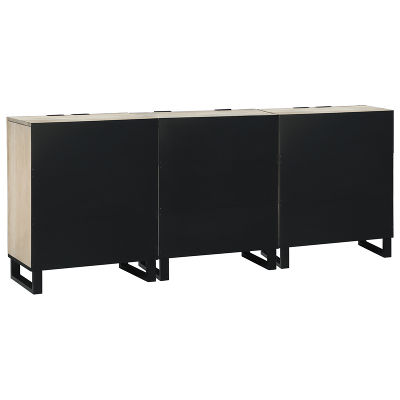 Casa si Gradina - Mobilier - Seturi de mobilier - Seturi baie - Set de mobilier pentru baie 3 pcs Alb 180 x 33 x 75 cm - Infinity.ro