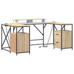 Casa si Gradina - Mobilier - Mese si birouri - Birouri - Birou cu sertar Sonoma oak 182 x 101 x 87.5 cm Lemn compozit - Infinity.ro