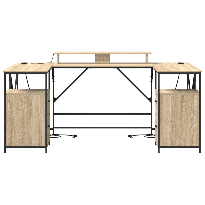 Casa si Gradina - Mobilier - Mese si birouri - Birouri - Birou cu sertar Sonoma oak 182 x 101 x 87.5 cm Lemn compozit - Infinity.ro