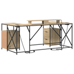 Casa si Gradina - Mobilier - Mese si birouri - Birouri - Birou cu sertar Sonoma oak 182 x 101 x 87.5 cm Lemn compozit - Infinity.ro