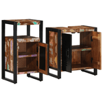 Casa si Gradina - Mobilier - Seturi de mobilier - Seturi baie - Set de mobilier pentru baie 2 pcs Maro Lemn masiv reciclat - Infinity.ro