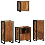 Casa si Gradina - Mobilier - Seturi de mobilier - Seturi baie - Set de mobilier pentru baie cu raft 4 pcs Lemn recuperat solid - Infinity.ro