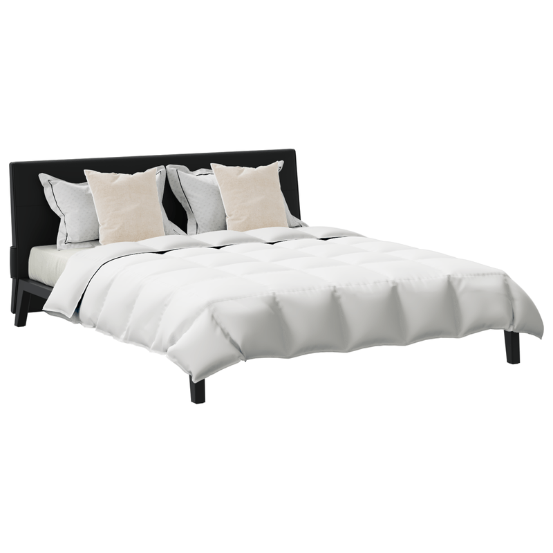 Casa si Gradina - Textile si covoare - Perne si pilote - Pilote - Pilota cu perna 3 pcs Alb 240 x 260 cm Jos - Infinity.ro