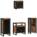 Casa si Gradina - Mobilier - Seturi de mobilier - Seturi baie - Set de mobilier pentru baie cu raft 4 pcs Lemn recuperat solid - Infinity.ro