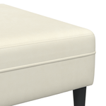 Casa si Gradina - Mobilier - Canapele si coltare - Canapele - Canapea din catifea cu perna cu perna 3 pcs Crem 208 cm Catifea - Infinity.ro