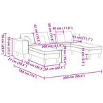 Casa si Gradina - Mobilier - Canapele si coltare - Canapele - Canapea din catifea cu perna cu perna 3 pcs Crem 208 cm Catifea - Infinity.ro