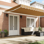 Casa si Gradina - Gradina si terasa - Umbrele si pavilioane - Pavilioane - Cortina Retractabila Multicolor 500 x 300 cm Tesatura - Infinity.ro