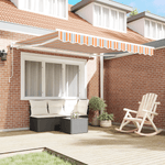 Casa si Gradina - Gradina si terasa - Umbrele si pavilioane - Pavilioane - Cortina Retractabila Multicolor 300 x 250 cm Tesatura - Infinity.ro