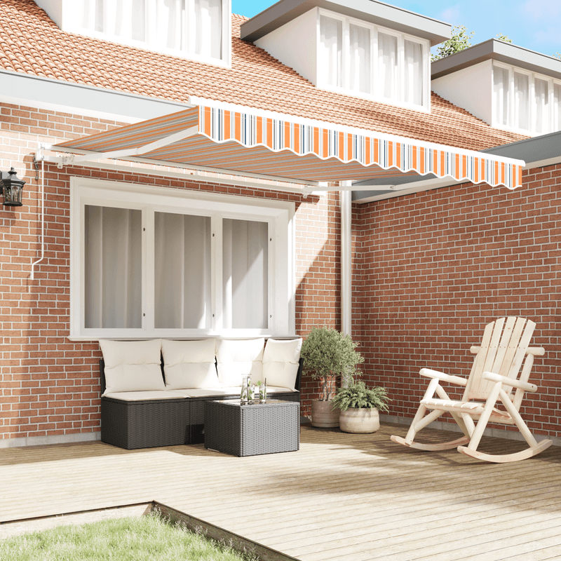 Casa si Gradina - Gradina si terasa - Umbrele si pavilioane - Pavilioane - Cortina Retractabila Multicolor 300 x 250 cm Tesatura - Infinity.ro