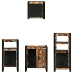 Casa si Gradina - Mobilier - Seturi de mobilier - Seturi baie - Set de mobilier pentru baie cu raft 4 pcs Lemn recuperat solid - Infinity.ro