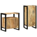 Casa si Gradina - Mobilier - Seturi de mobilier - Seturi baie - Set de mobilier pentru baie 2 pcs Maro Lemn de mango solid - Infinity.ro