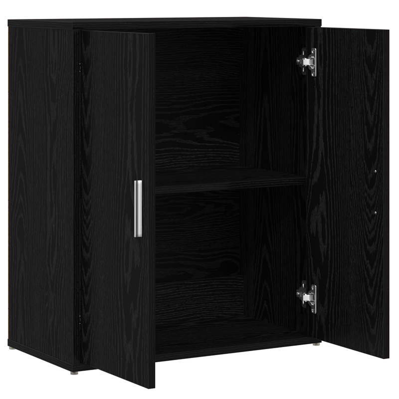 Casa si Gradina - Mobilier - Comode si corpuri - Comode - Bufet cu raft 2 pcs Stejar negru 60 x 31 x 70 cm Lemn compozit - Infinity.ro