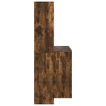 Casa si Gradina - Mobilier - Mese si birouri - Birouri - Birou cu raft Stejar afumat 138.5 x 55 x 143 cm Lemn compozit - Infinity.ro