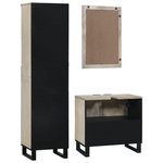 Casa si Gradina - Mobilier - Seturi de mobilier - Seturi baie - Set de mobilier pentru baie 3 pcs Alb 38 x 33 x 160 cm - Infinity.ro