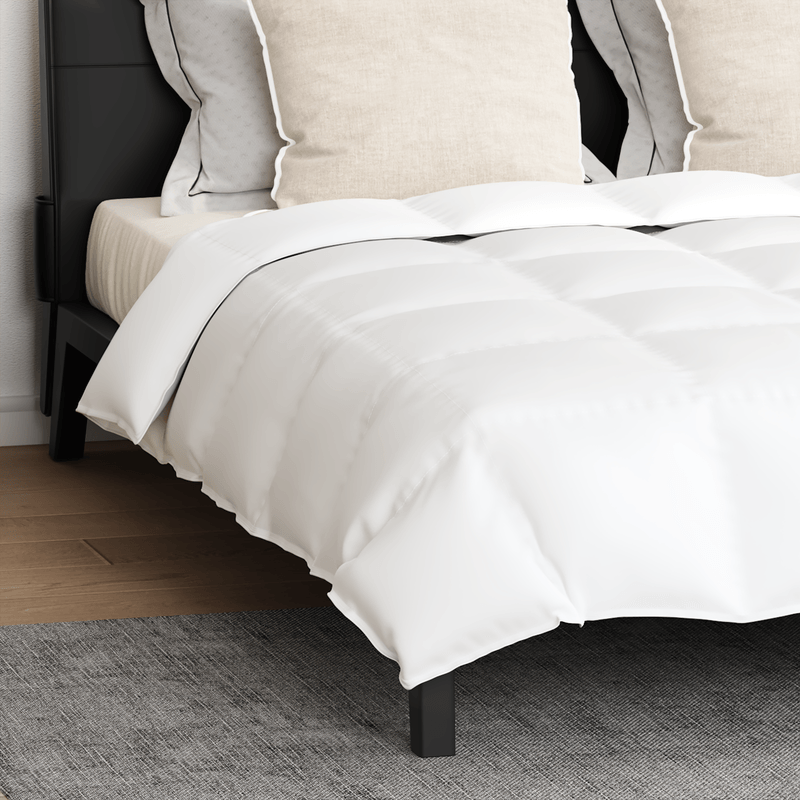 Casa si Gradina - Textile si covoare - Pături și cuverturi - Pături - Pilota cu perna 3 pcs Alb 240 x 200 cm Jos - Infinity.ro