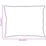 Casa si Gradina - Textile si covoare - Pături și cuverturi - Pături - Pilota cu perna 3 pcs Alb 240 x 220 cm Jos - Infinity.ro