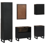 Casa si Gradina - Mobilier - Seturi de mobilier - Seturi baie - Set de mobilier pentru baie 5 pcs Alb 38 x 33 x 160 cm - Infinity.ro