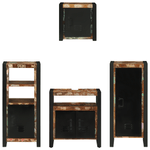 Casa si Gradina - Mobilier - Seturi de mobilier - Seturi baie - Set de mobilier pentru baie cu raft 4 pcs Lemn recuperat solid - Infinity.ro