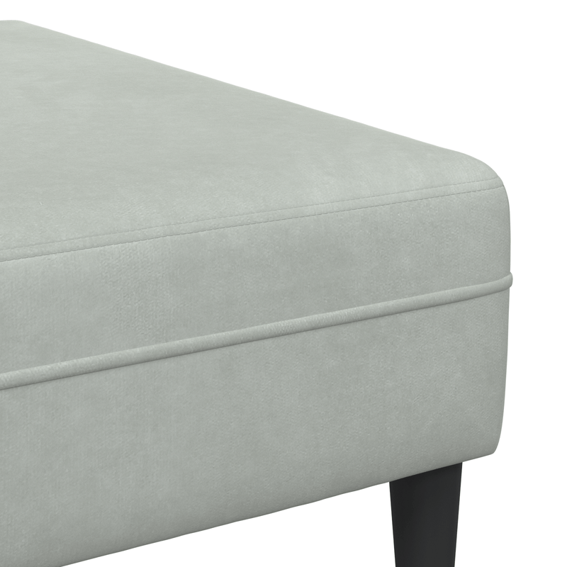 Casa si Gradina - Mobilier - Canapele si coltare - Canapele - Canapea din catifea cu perna cu perna 3 pcs Gri deschis 208 cm Catifea - Infinity.ro