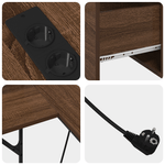 Casa si Gradina - Mobilier - Mese si birouri - Birouri - Birou cu sertar cu depozitare Stejar 182 x 101 x 87.5 cm Lemn compozit - Infinity.ro