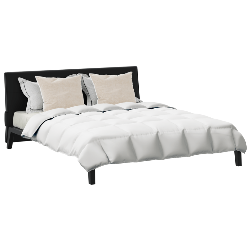 Casa si Gradina - Textile si covoare - Perne si pilote - Pilote - Pilota Altele cu perna 3 pcs Alb 240 x 220 cm Jos - Infinity.ro