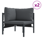 Casa si Gradina - Gradina si terasa - Mobilier exterior - Seturi mobila gradina - Set de canapele pentru gradina 7 pcs Antracit Otel - Infinity.ro