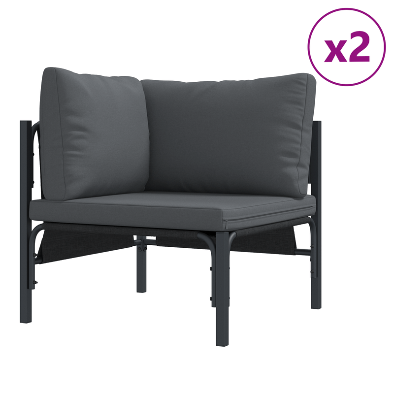 Casa si Gradina - Gradina si terasa - Mobilier exterior - Seturi mobila gradina - Set de canapele pentru gradina 7 pcs Antracit Otel - Infinity.ro