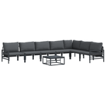 Casa si Gradina - Gradina si terasa - Mobilier exterior - Seturi mobila gradina - Set de canapele pentru gradina 8 pcs Antracit Otel - Infinity.ro