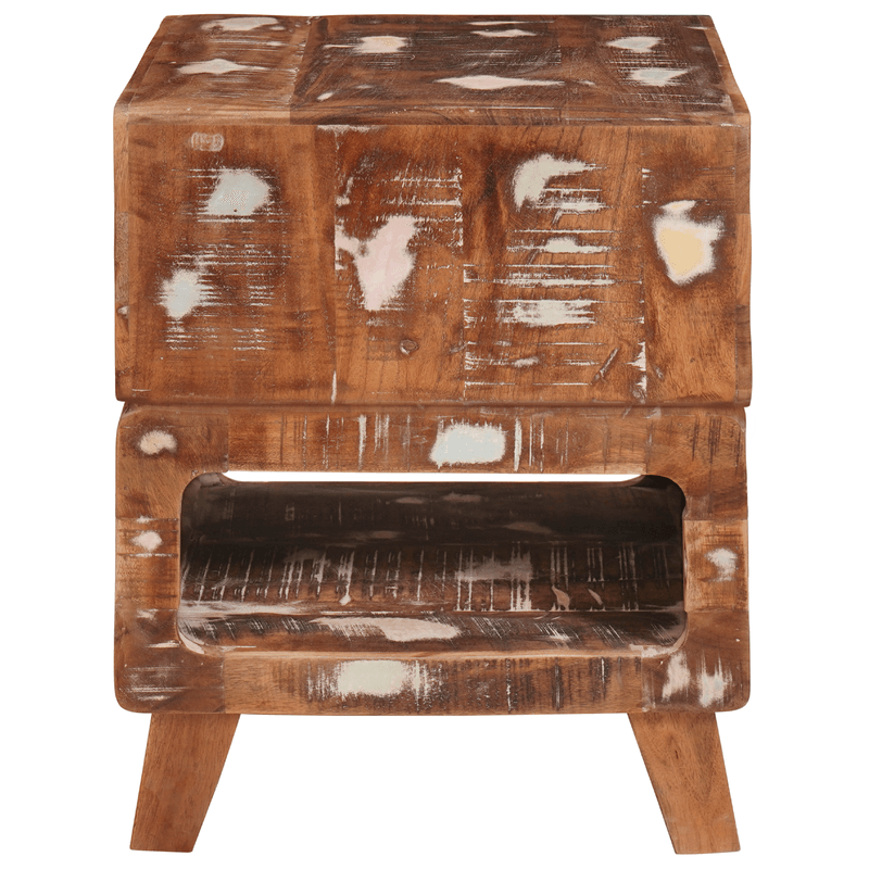 Casa si Gradina - Mobilier - Mese si birouri - Masute de cafea - Mese de capat Multicolour 40 x 40 x 49 cm Lemn masiv reciclat - Infinity.ro