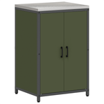Casa si Gradina - Mobilier - Comode si corpuri - Corpuri bucatarie - Set de depozitare pentru bucatarie cu raft 3 pcs Verde masliniu - Infinity.ro