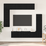 Casa si Gradina - Mobilier - Seturi de mobilier - Seturi living - Set Dulapuri TV cu raft Altele 8 pcs Stejar negru 80 x 30 x 30 cm - Infinity.ro