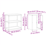 Casa si Gradina - Mobilier - Comode si corpuri - Corpuri bucatarie - Set de depozitare pentru bucatarie cu raft cu depozitare cu usa Ajustabil 2 pcs Antracit - Infinity.ro