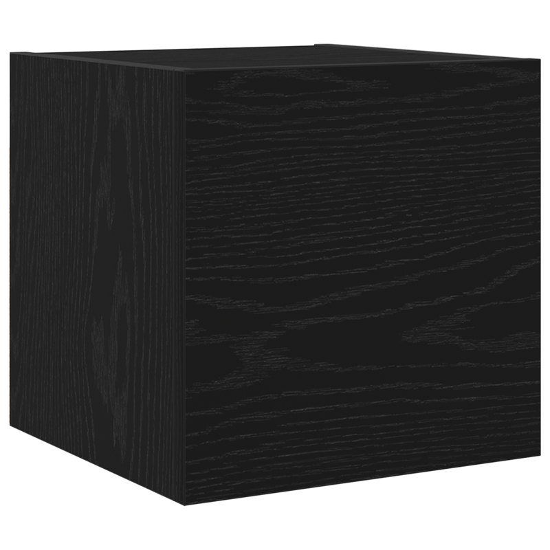 Casa si Gradina - Mobilier - Seturi de mobilier - Seturi living - Set Dulapuri TV cu raft Altele 8 pcs Stejar negru 80 x 30 x 30 cm - Infinity.ro