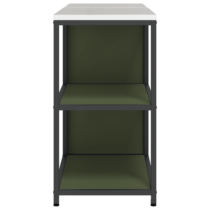 Casa si Gradina - Mobilier - Comode si corpuri - Corpuri bucatarie - Set de depozitare pentru bucatarie cu raft 2 pcs Verde masliniu - Infinity.ro