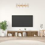 Casa si Gradina - Mobilier - Comode si corpuri - Comode - Set comoda TV 2 pcs Stejar Artizanal 37 x 35 x 107 cm - Infinity.ro